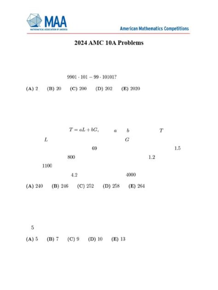 2015 AMC 10A 2015 problem 25