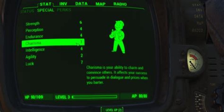 Are Charisma Check chances in Fallout 4 improved by having Charisma greater than 10?