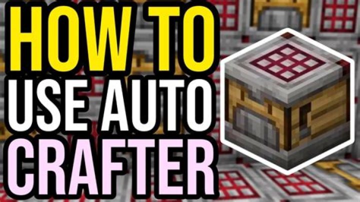 Autocrafting table in minecraft
