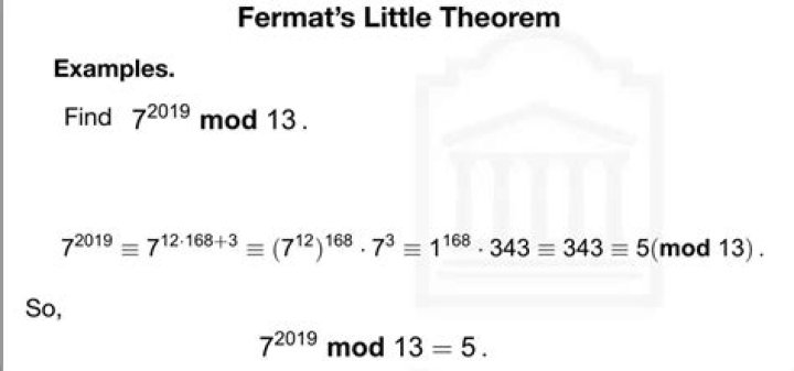 Calculating $17^{14}\mod{71}$ using Fermat's little theorem