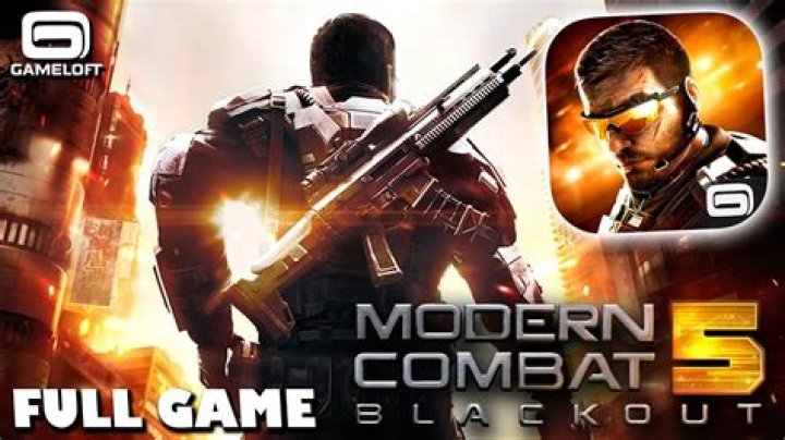 Car stops in Modern Combat 3 on Android, level 5 after the helo