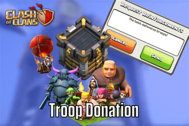 Clash of Clans Troop Donation Count