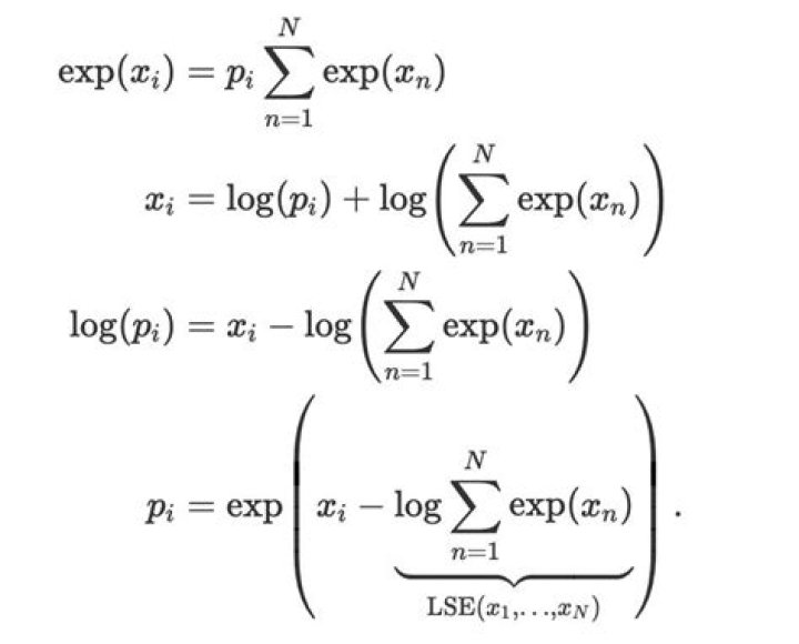 Differentiating logsumexp