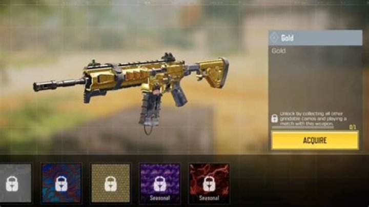 does the game make it easier to get gold camo once you already got it