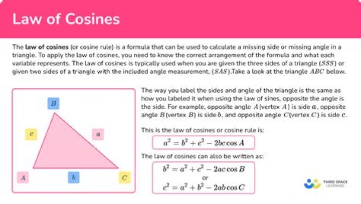 Does the Law of Sines and the Law of Cosines apply to all triangles?