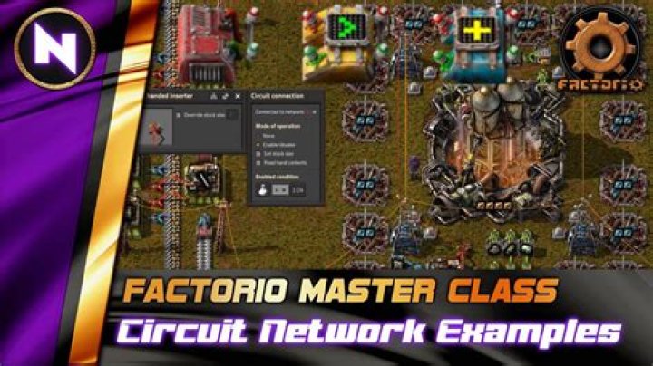 Factorio: On/off circuit network