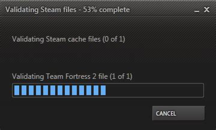 File Validation stuck at 100%
