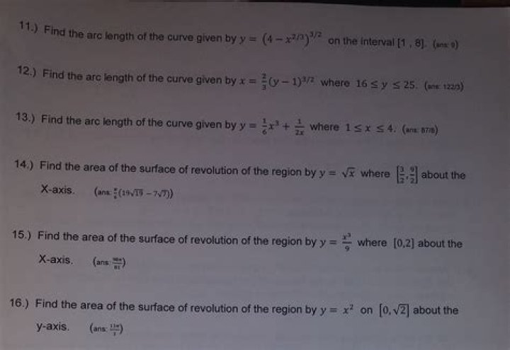 Find the exact length of the arc of this curve