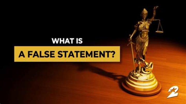 Finding the false statement