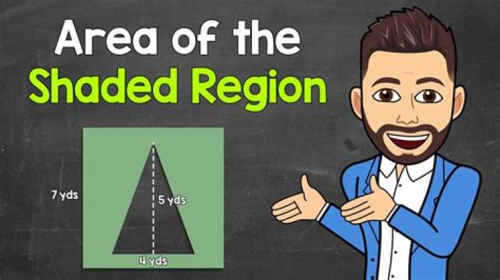 Finding the shaded area in a triangle