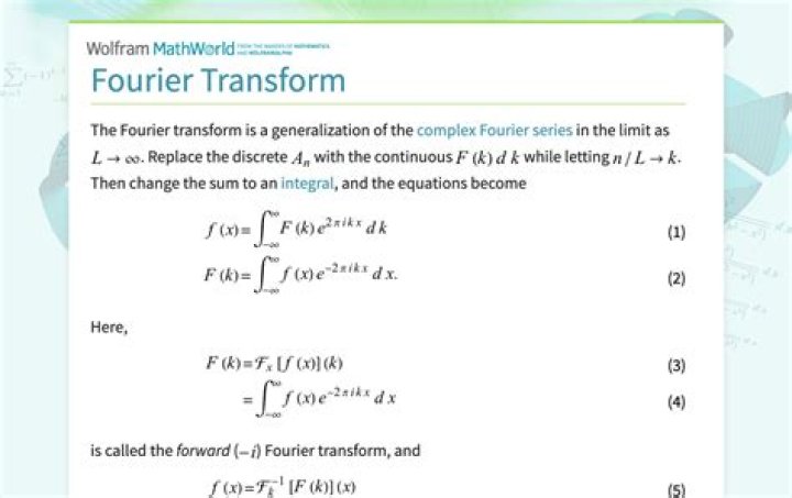 Fourier Transform of Derivative