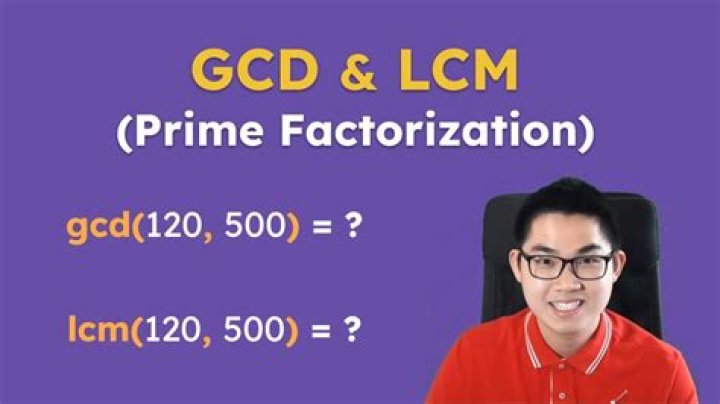 GCD and LCM using Prime Factorization