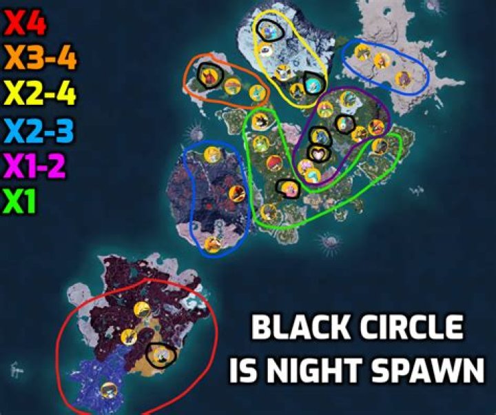 How can I determine places where enemies might spawn during the night?
