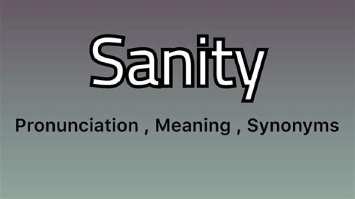How can I raise/lower my Sanity in a controlled manner?