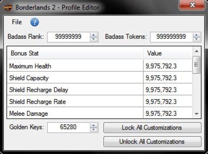 How can I respec my badass rank bonus stats?