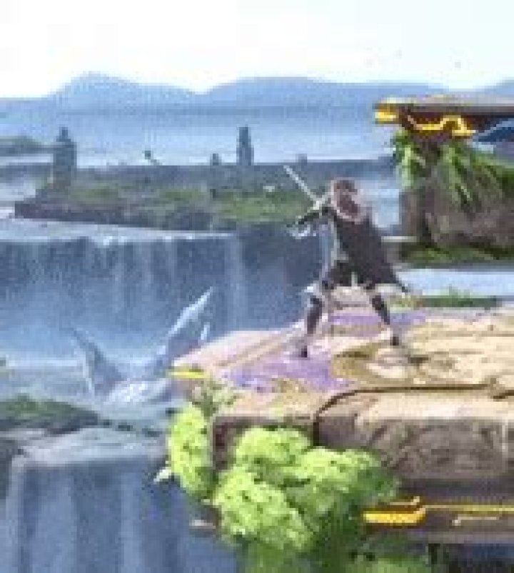 How can Lucina use Shield Breaker directly from holding onto a ledge?