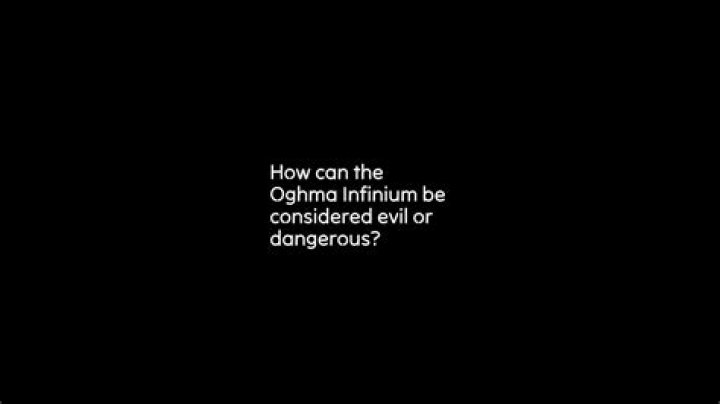 How can the Oghma Infinium be considered evil or dangerous?
