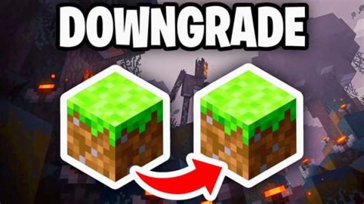 How do I downgrade Minecraft to play on a server running an older version?