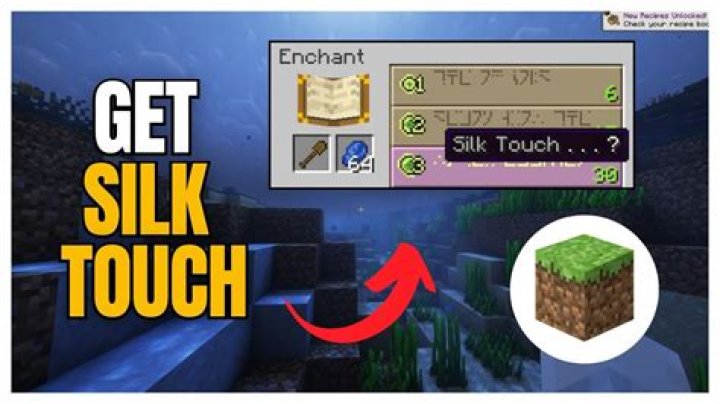 How do I improve my chances of getting silk touch when enchanting?