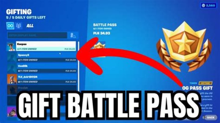 How do you gift the Battle Pass to other players if you already own the Battle Pass?