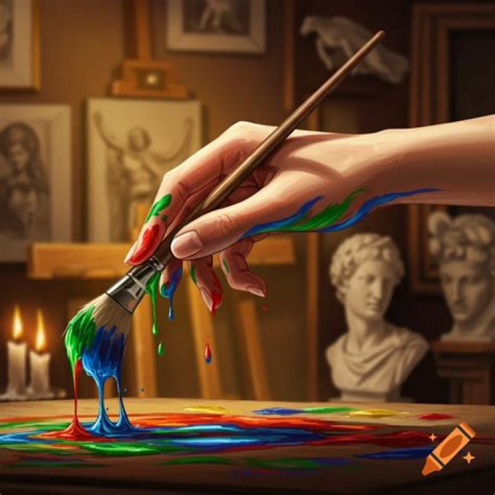 How do you put paint onto a paintbrush?