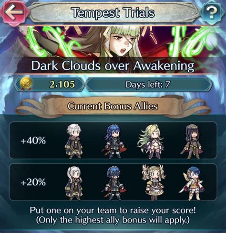 How is the Tempest Trials bonus applied?
