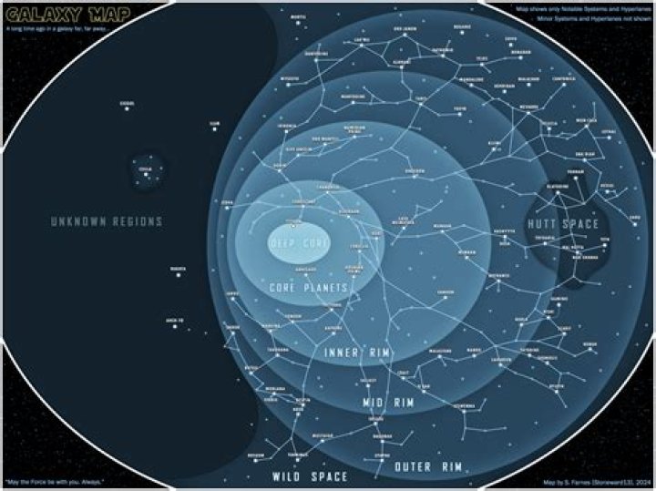 How many worlds are in the galactic map?
