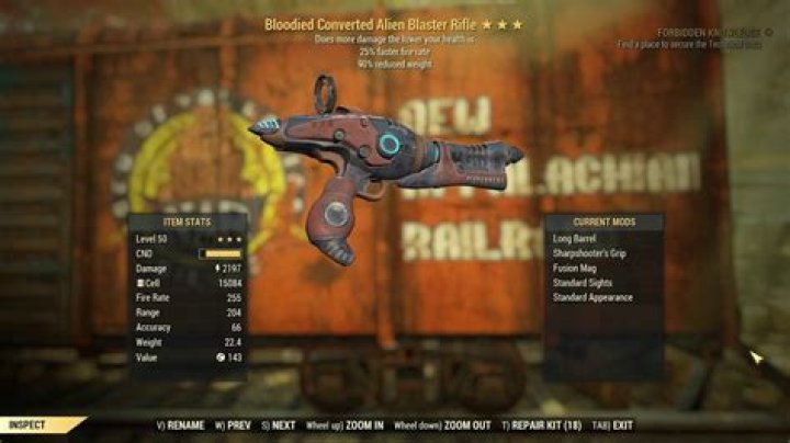 How much alien blaster ammo is there in Fallout 3?