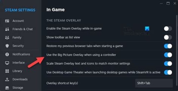 How to disable steam in-game notifications?