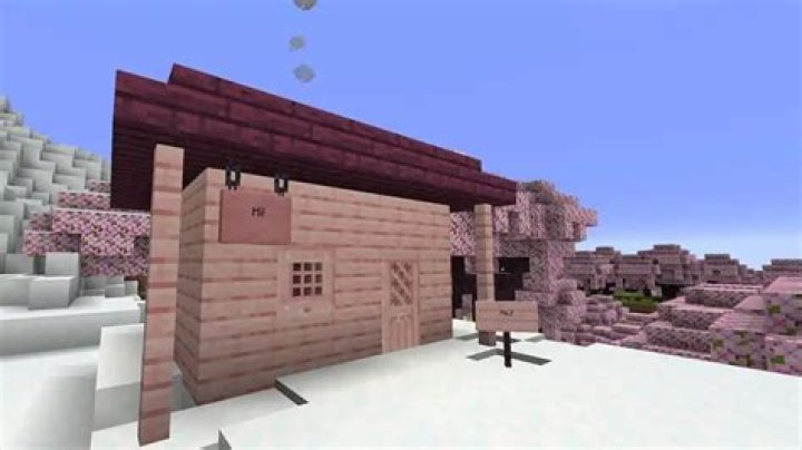 How to make rain look like snow in Minecraft?