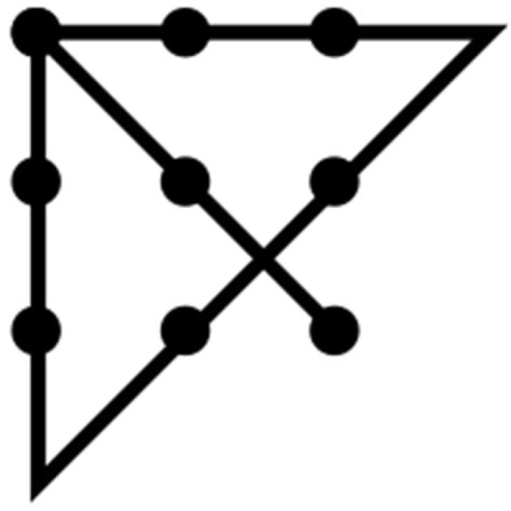 How to prove the number of solutions to nine dots puzzle