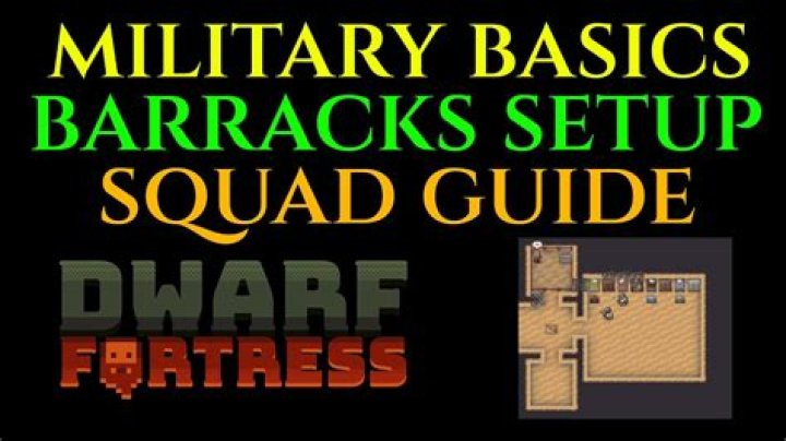 How to set up a basic military in Dwarf Fortress? 