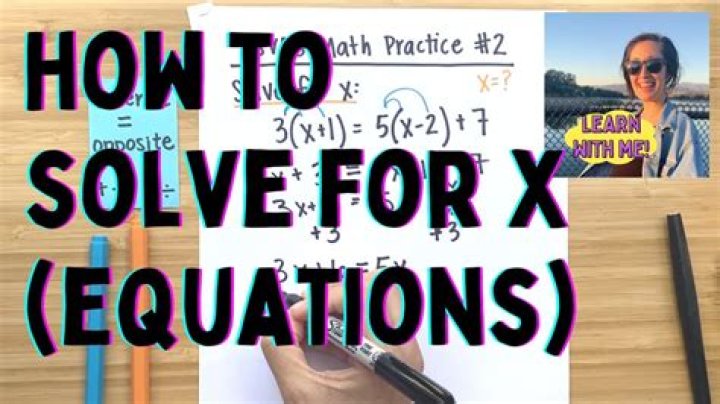 How to solve for x if it is on the top of the fraction?