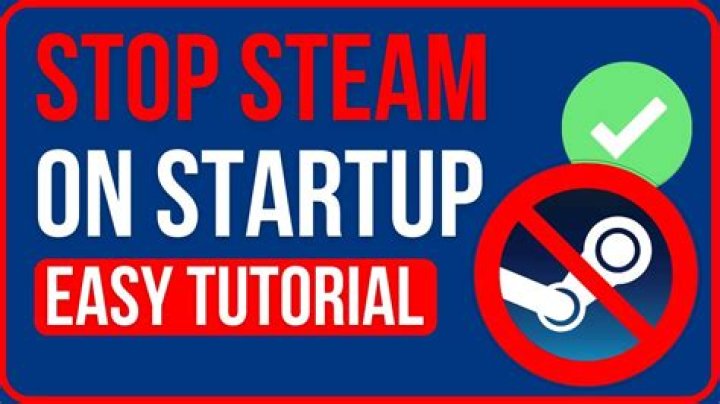 How to stop Steam from automatically running in background