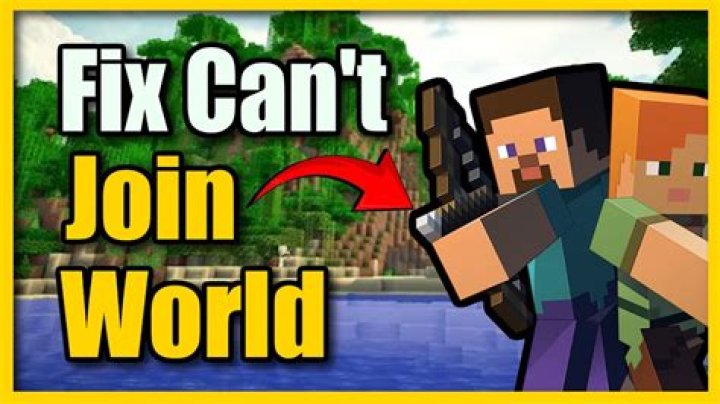 I can't join my friend's world in Minecraft