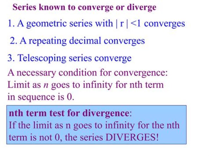 If a part of the series diverges, does the whole diverge?