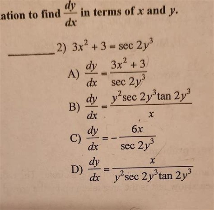 Implicit differentiation 