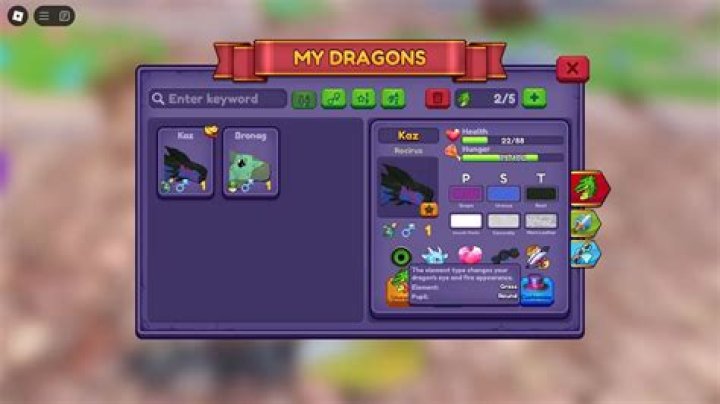 In dragon vale what habitat does the obsidian dragon live in?