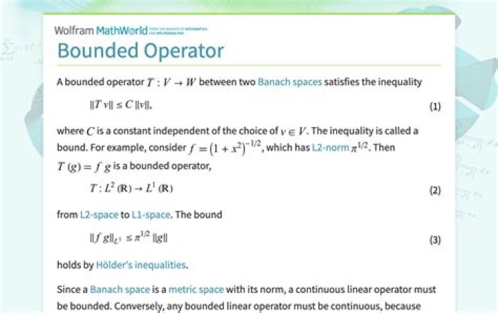 is bounded linear operator necessarily continuous?