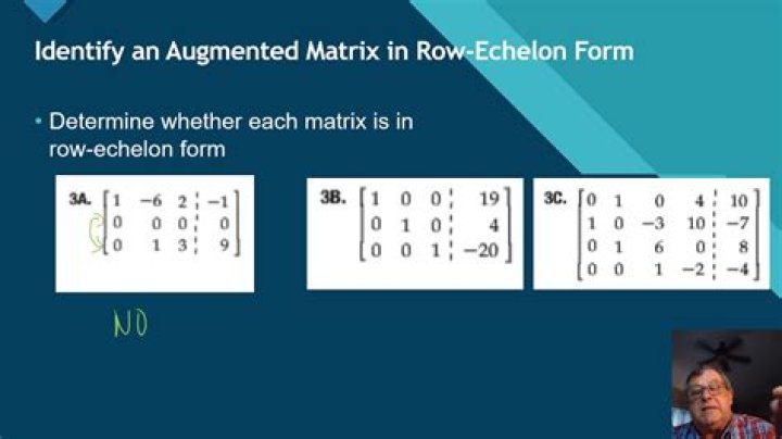 Is it possible for a linear system to have infinitely many solutions without the augmented matrix having a row of zeroes?