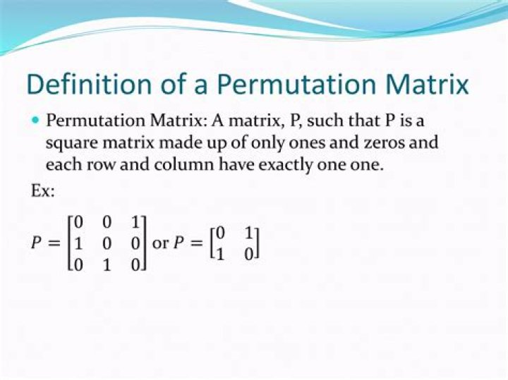 Is the permutation matrix P of PLU decomposition unique?