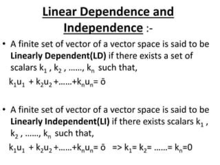 Is there any difference between linear dependence, collinearity and coplanarity?