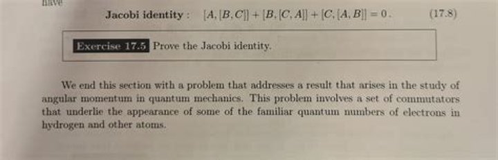 Jacobi identity - intuitive explanation