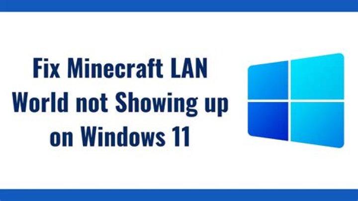 LAN world not showing up