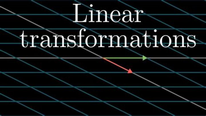 Linear transformation of a sphere