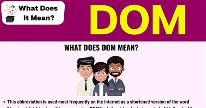Meaning of the word dom.