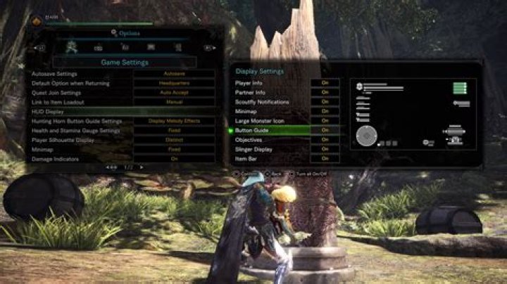 MHW How to enable damage meter in training area?