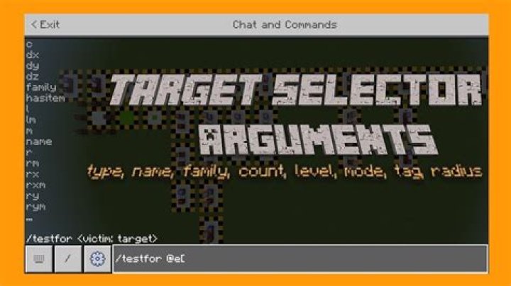 Minecraft: Special Characters in Target Selector Arguments