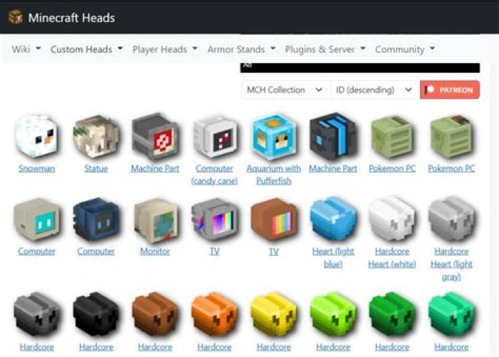 Player heads linked to player skin id