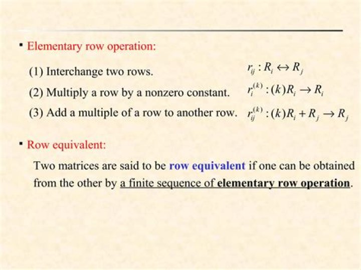 Proof of elementary row operations for matrices?